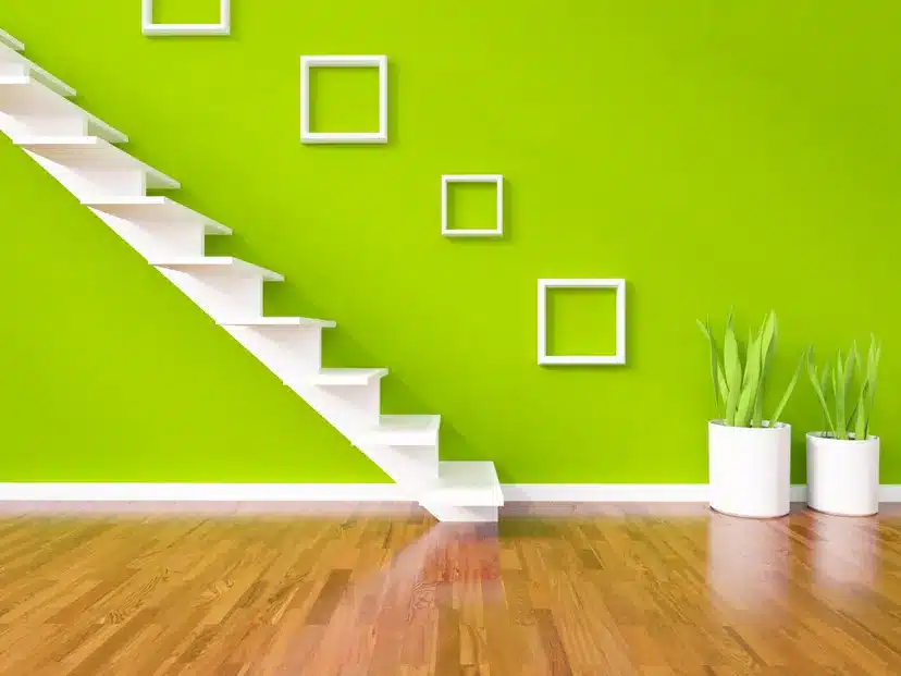 A beautifully designed interior with plant ports leader and marble floor in Essex UK